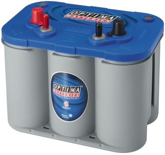 Optima Blue Top 34M - 12 Volt - 50Ah - 800CCA - Marine Spiral Cell AGM Starting Battery - Some days, endurance is more important than luck (34M)