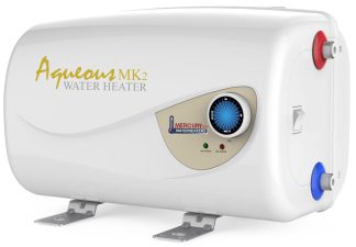 Aqueous 10Lt Hot Water Heater MK2  - 240 Volt AC Electric ONLY - Suit Boats, Caravans, Motorhomes, RV's, Food Trucks, Horse Showers (Aqueous 10L)