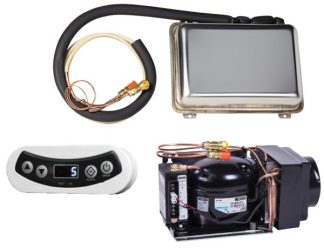 Isotherm Compact Air Cooled Marine Refrigeration - DIY Build In Kit - Eutectic Holding Tank - Suits Fridge to 100L or Freezer to 35L - NEW ITC Digital Display System - U100X035A17161AA (381534)